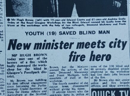 Disability History Month 2024: Commemorating 50 Years Since the Fire at The Royal Glasgow Workshops for the Blind
