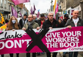 Community Union members marching for better rights