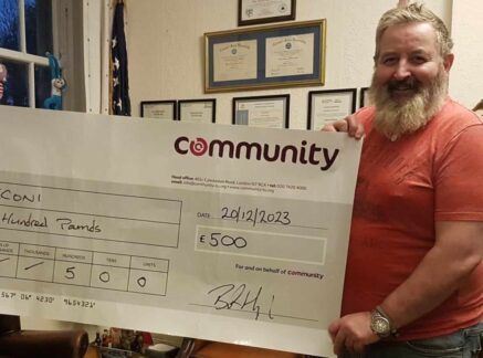 Community helps counselling charity 
