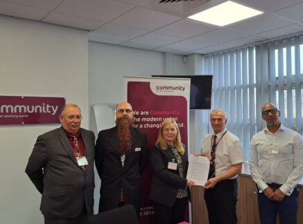 Community and Voice of the Postmaster sign MOU